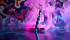 Find where to buy dmt in a vibrant, professional setting featuring a DMT vape pen.