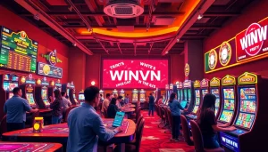 WINVN88.live vibrant online gambling environment showcasing diverse players and dynamic games.