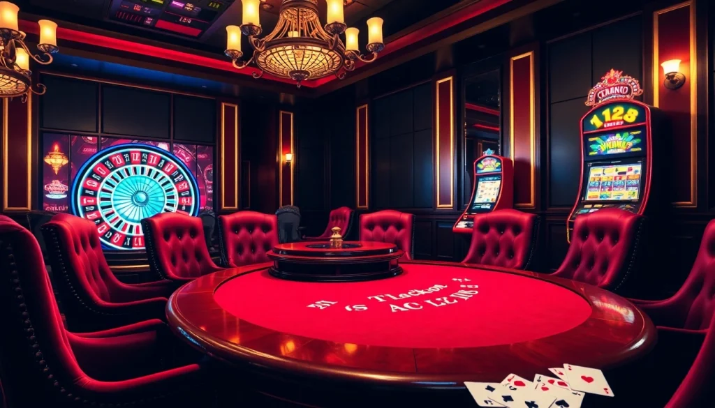 Experience the excitement of winning at c168.com with vibrant casino visuals featuring poker and roulette.