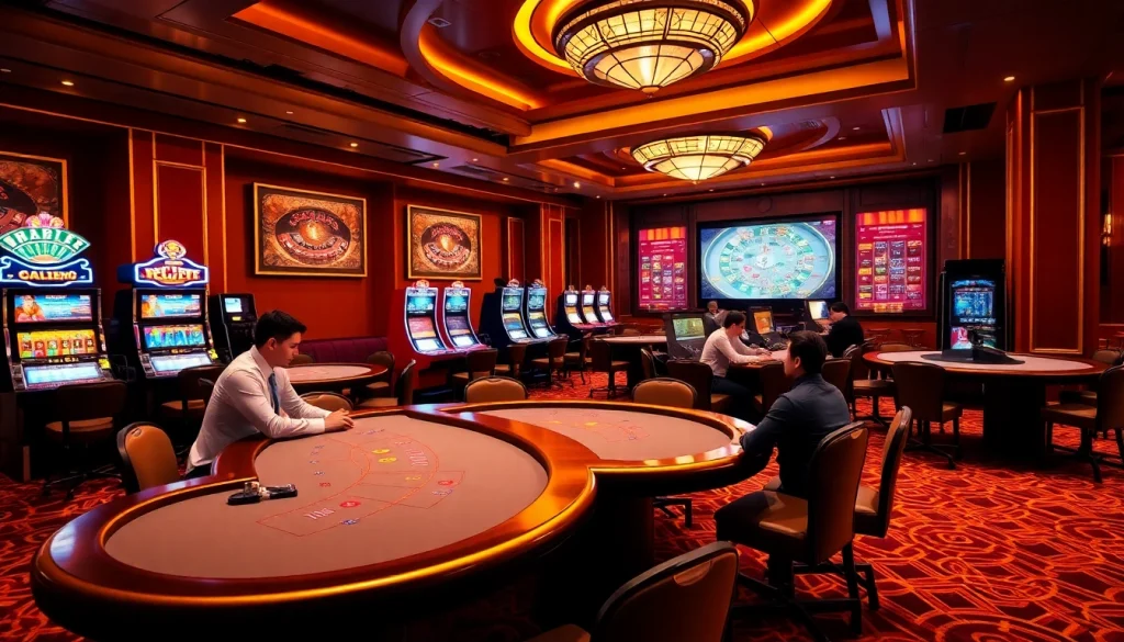 Experience high-stakes excitement with a dynamic scene of online gambling at https://e2bet-games.org featuring vibrant casino elements.