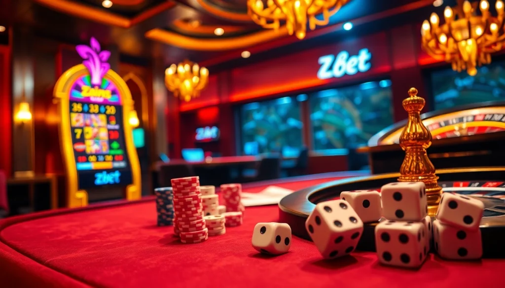 Experience the excitement of winning at Zbet with vibrant casino tables and thrilling gaming moments.